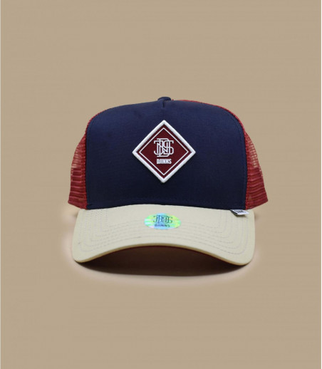 Trucker Seersucker navy Djinns Trucker Seersucker navy Djinns